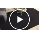 Moderne vaske teppe LINDO svart, antiskli, raggete