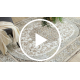 BLISS Z204AZ128 teppe krem / beige - Ramme, ornament, moderne, strukturell