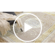 BLISS Z160AZ147 teppe mørk beige / gull - Ramme, gresk, eksklusiv, strukturell
